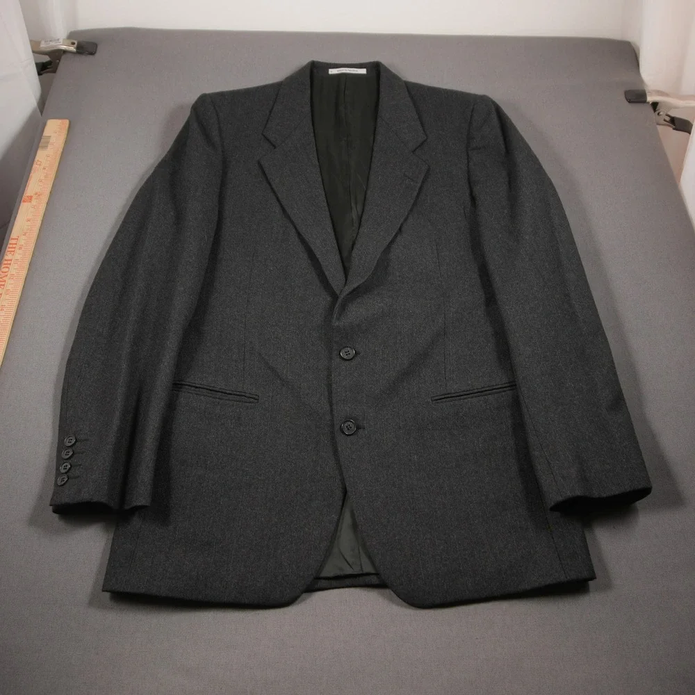 Yves Saint Laurent Pinstripe Virgin Wool Made in France Men Blazer Size 42L